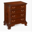 Mahogany carved Chippendale-style chest
